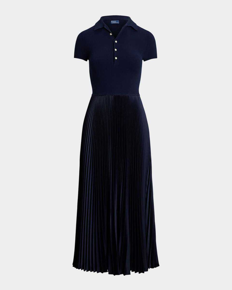 Polo Sweater-Bodice Dress